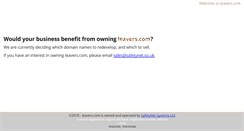 Desktop Screenshot of leavers.com